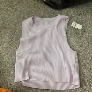 Aerie size medium cute summer light purple top